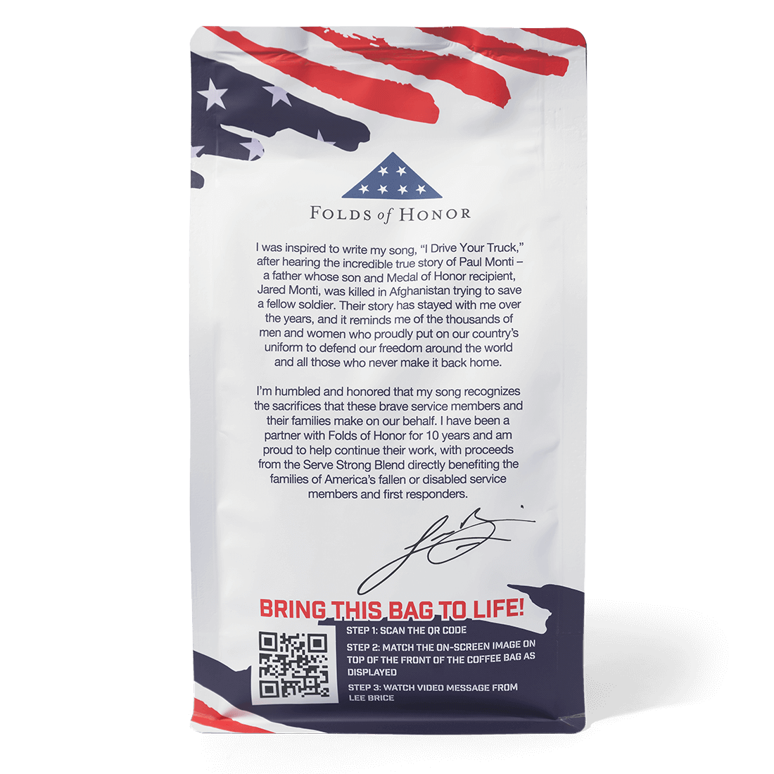 Lee Brice Serve Strong Blend | Folds of Honor
