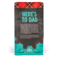 Back view of My Dad's Kind of A Big Deal Coffee Blend Bag
